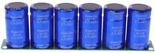 6Pcs 2.7V 500F Super Capacitor with Protection Board E5995
