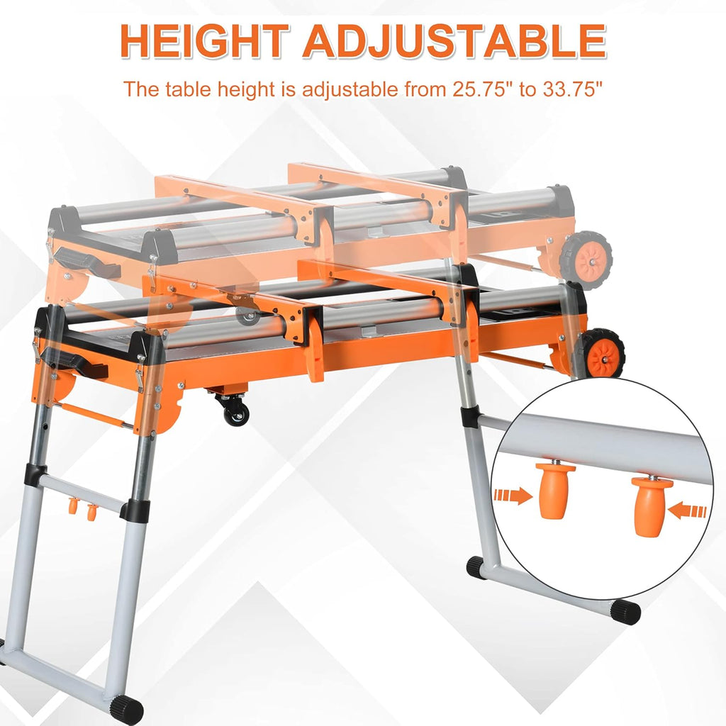 5-in-1 Folding Work Bench with Adjustable Legs S54500
