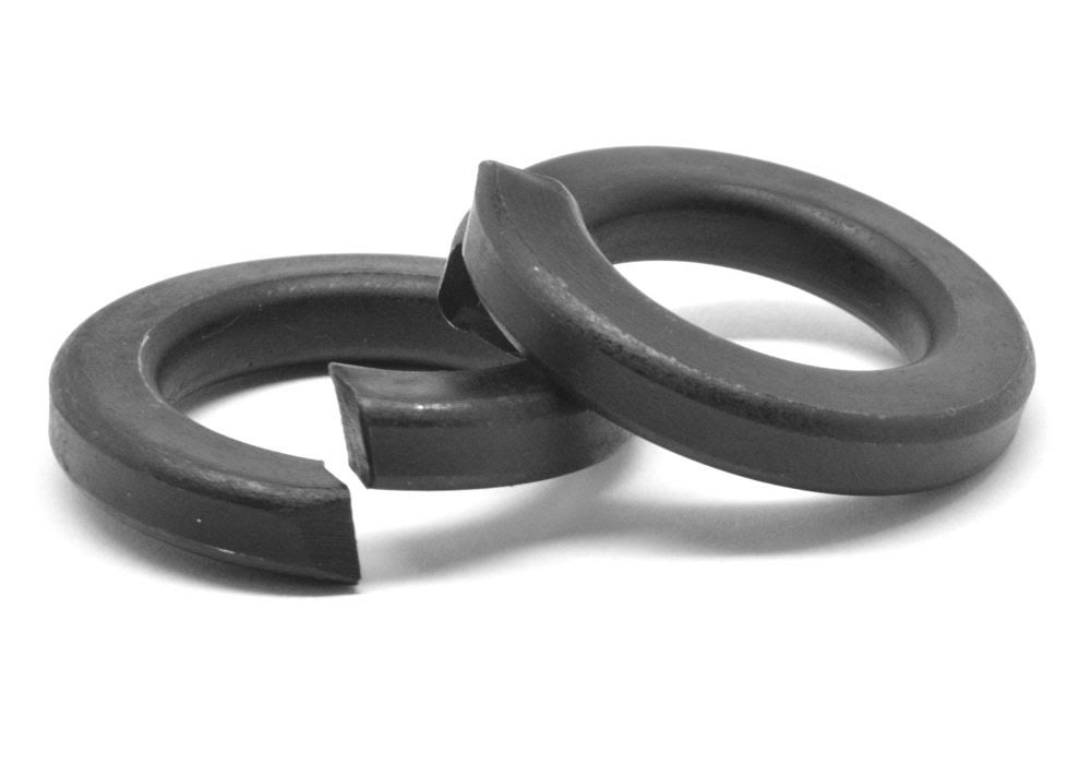 Black Zinc Plated Medium Carbon Steel Lockwasher H4820
