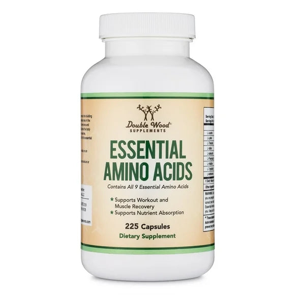 Essential Amino Acids 1 Gram Per Serving Powder Blend 225 Capsules W399