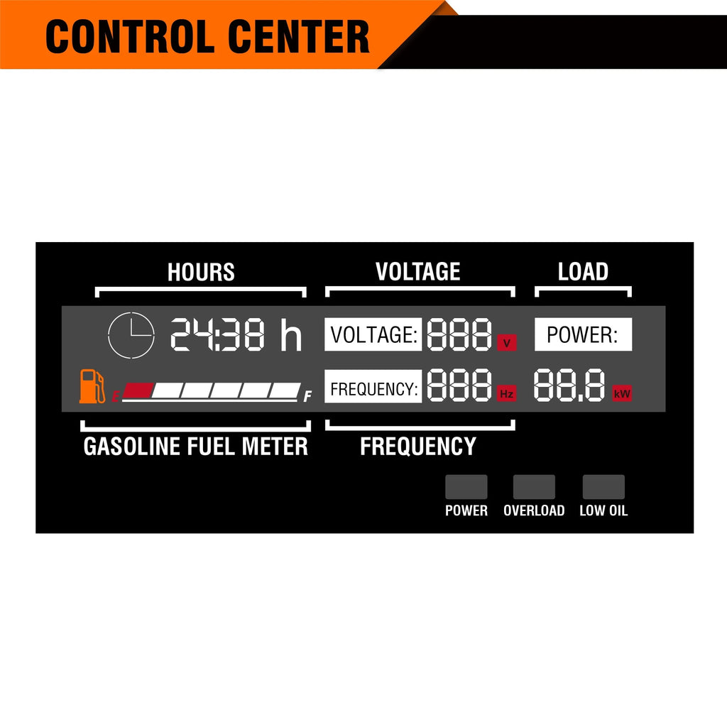 6000W Dual Fuel Quiet Portable Inverter Generator F286244