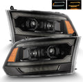 Black LED Projector Headlights T49174