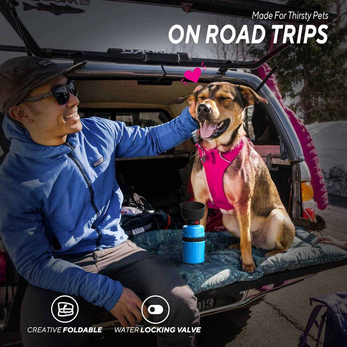 Foldable Dog Water Bottle C701