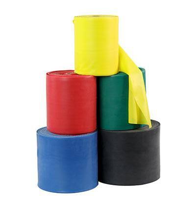 Blue Heavy Latex Free Exercise Band 100 Yard 2 x 50 Yard Rolls D385