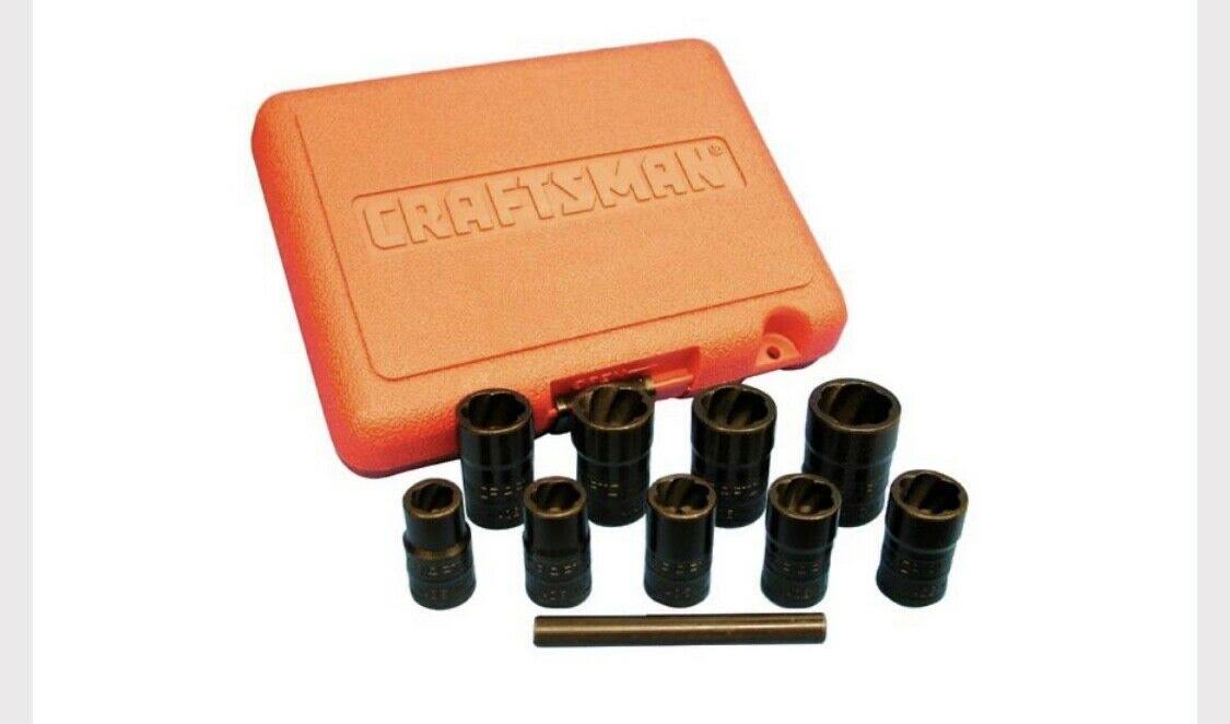 10 pc. Impact Grade Bolt-out Damaged Bolt/Nut Remover G677