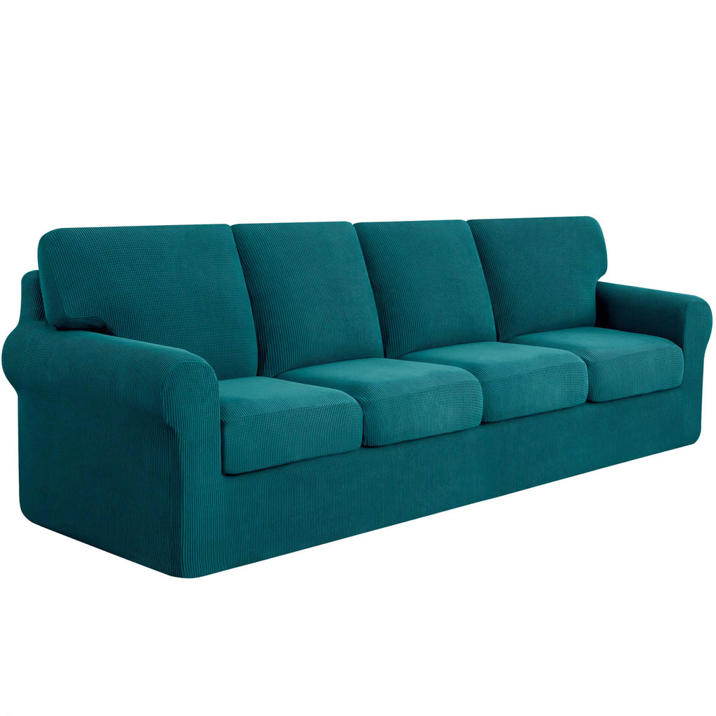 9 Pieces Stretch Sofa Slipcover Set Y758