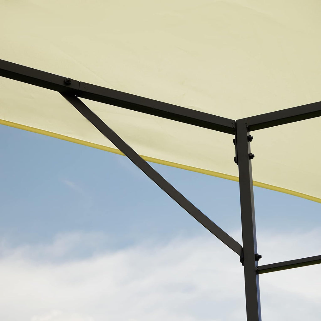 10' x 10' Outdoor Gazebo Canopy with Steel Frame E4032