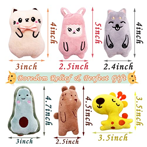 10 Pcs Christmas Catnip Plush Cat Toys T176