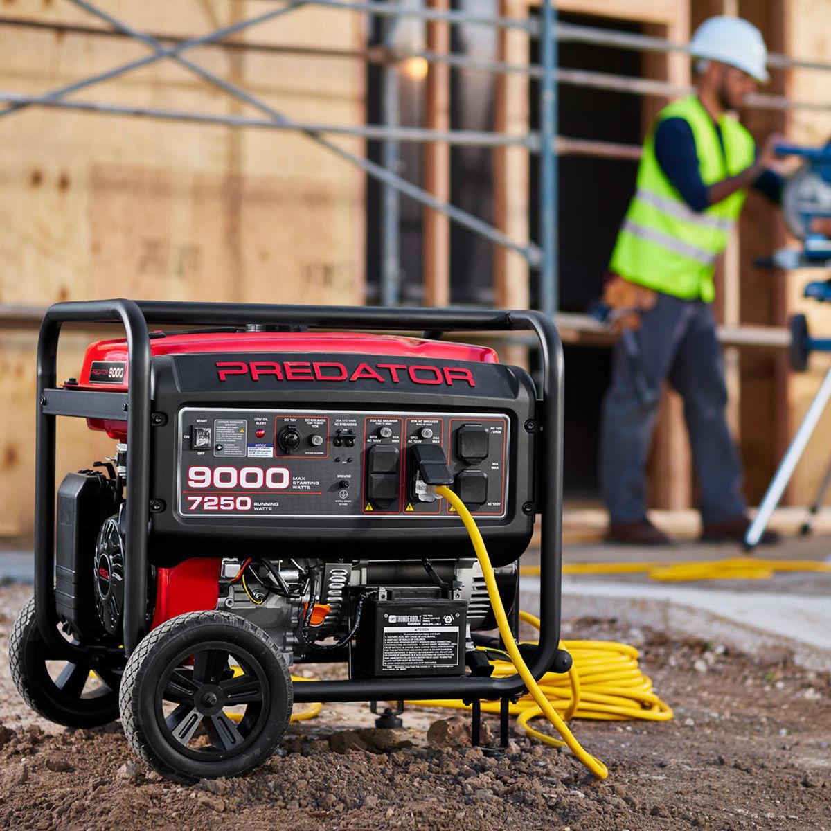 9000 Watt Gas-Powered Portable Generator W327019