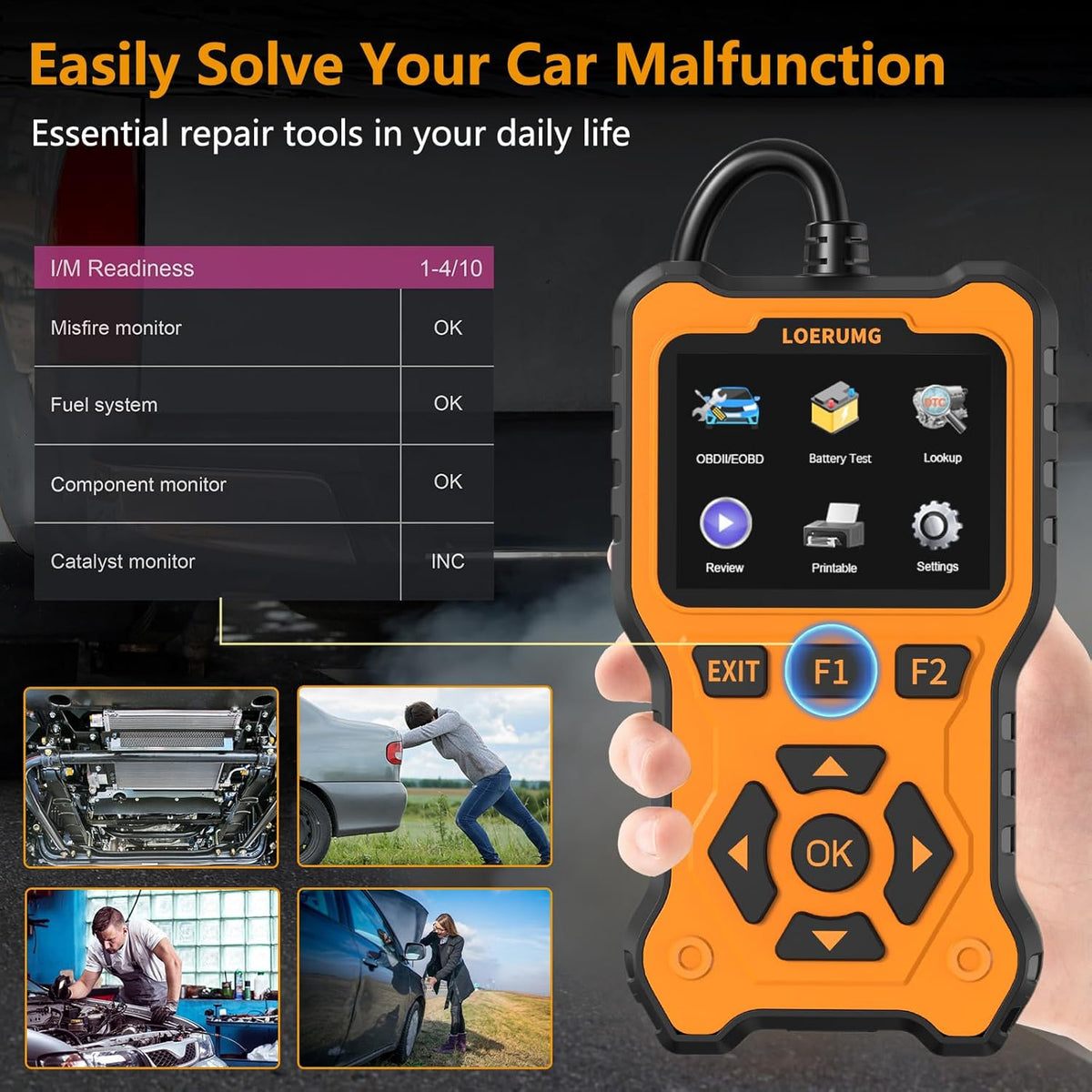 OBD2 Scanner Diagnostic Tool X829