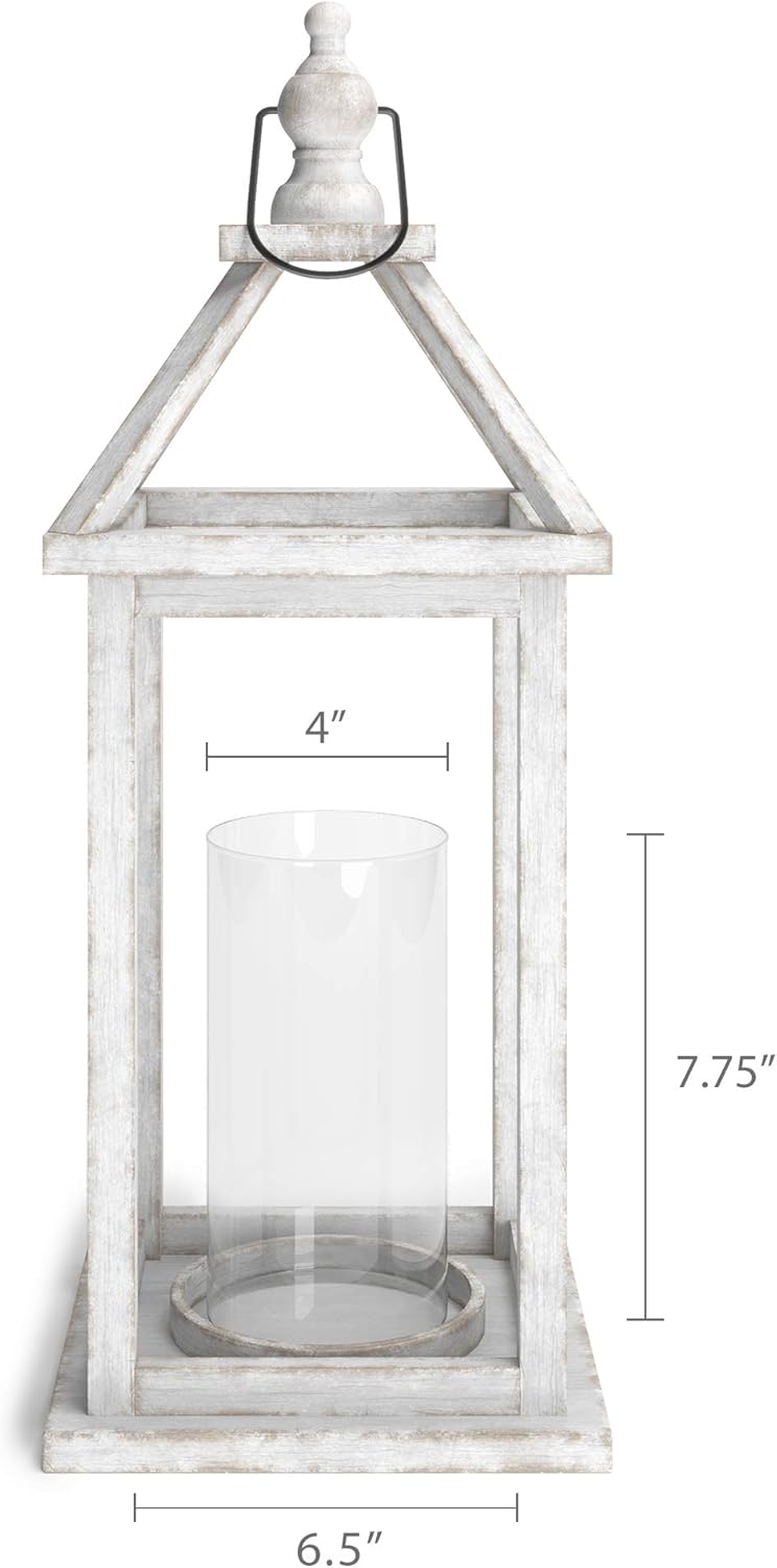 Decorative Wooden Lantern Candle Holder X7568
