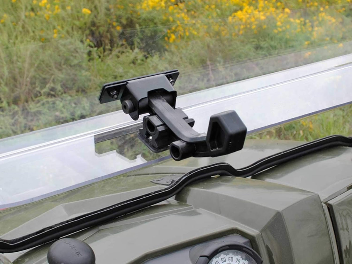 Scratch Resistant Flip Windshield for Polaris Ranger 570 Full-Size / Crew, 1/4" Thick Polycarbonate W45997