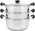 10" Stainless Steel 3 Tier Steamer Pot H1582