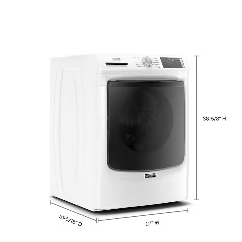 White 4.5 cu. ft. Stackable Front Load Washing Machine V862