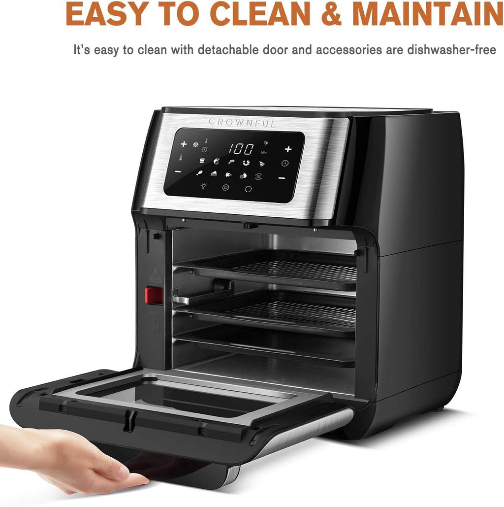 10.6 Quart 10-in-1 Air Fryer Toaster Oven with Rotisserie and Dehydrator J875