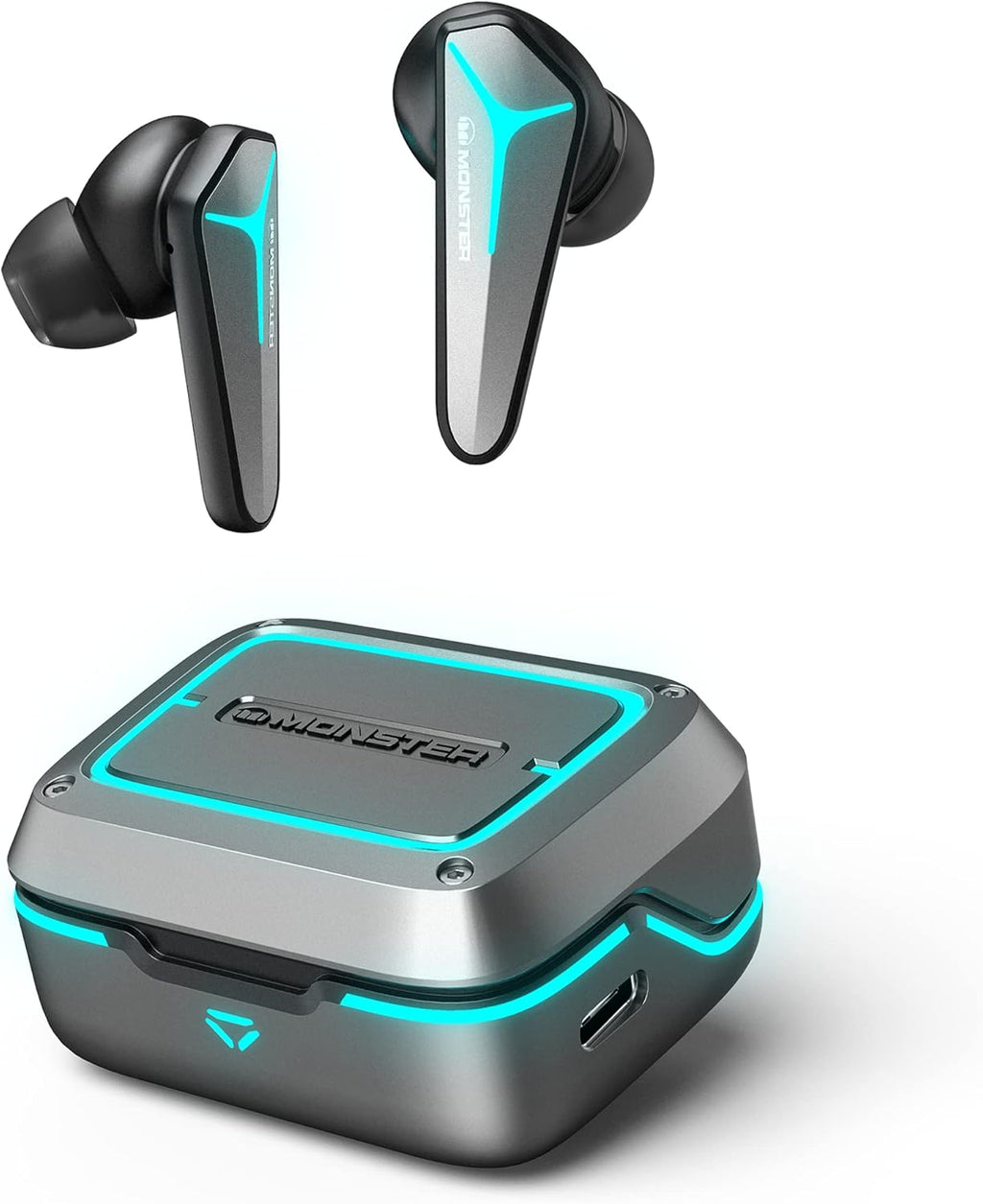 Black Wireless Gaming Earbuds with Mic N7926