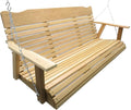 5 Foot Natural Cedar Porch Swing with Chain G58024
