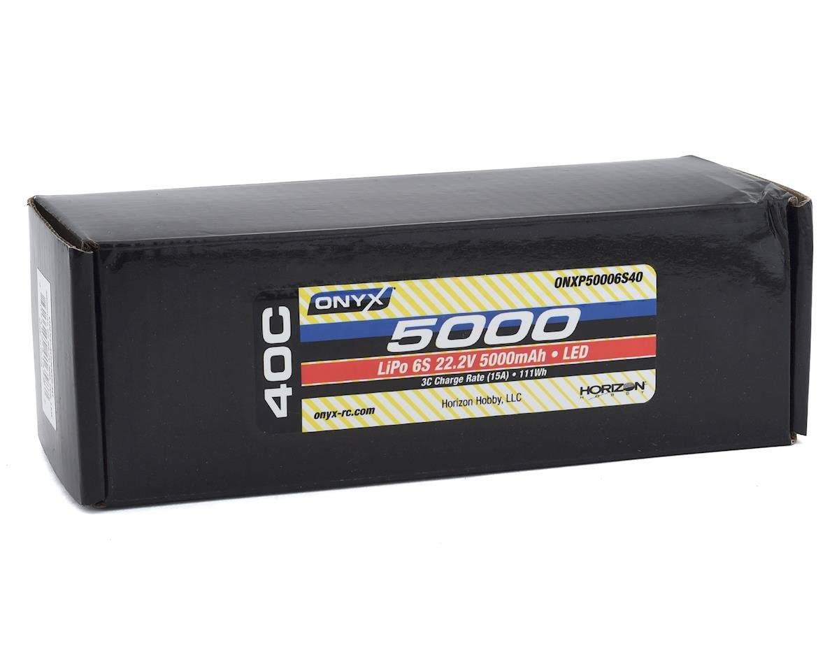Onyx 5000mAh 6s 22.2V 40C LiPo Battery with EC5 N43850