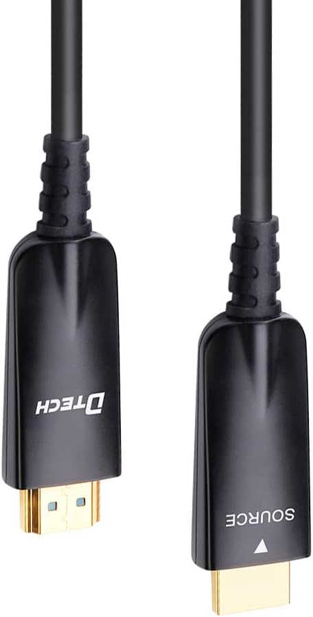 100ft Fiber Optic HDMI Cable 4K 30Hz 1080p 60Hz Black U765