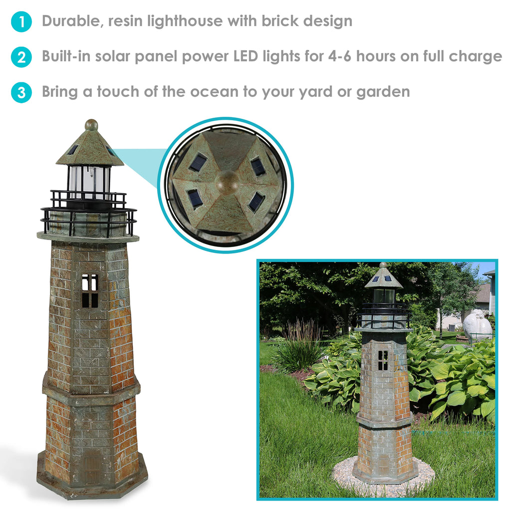 Solar LED Lighthouse M379630