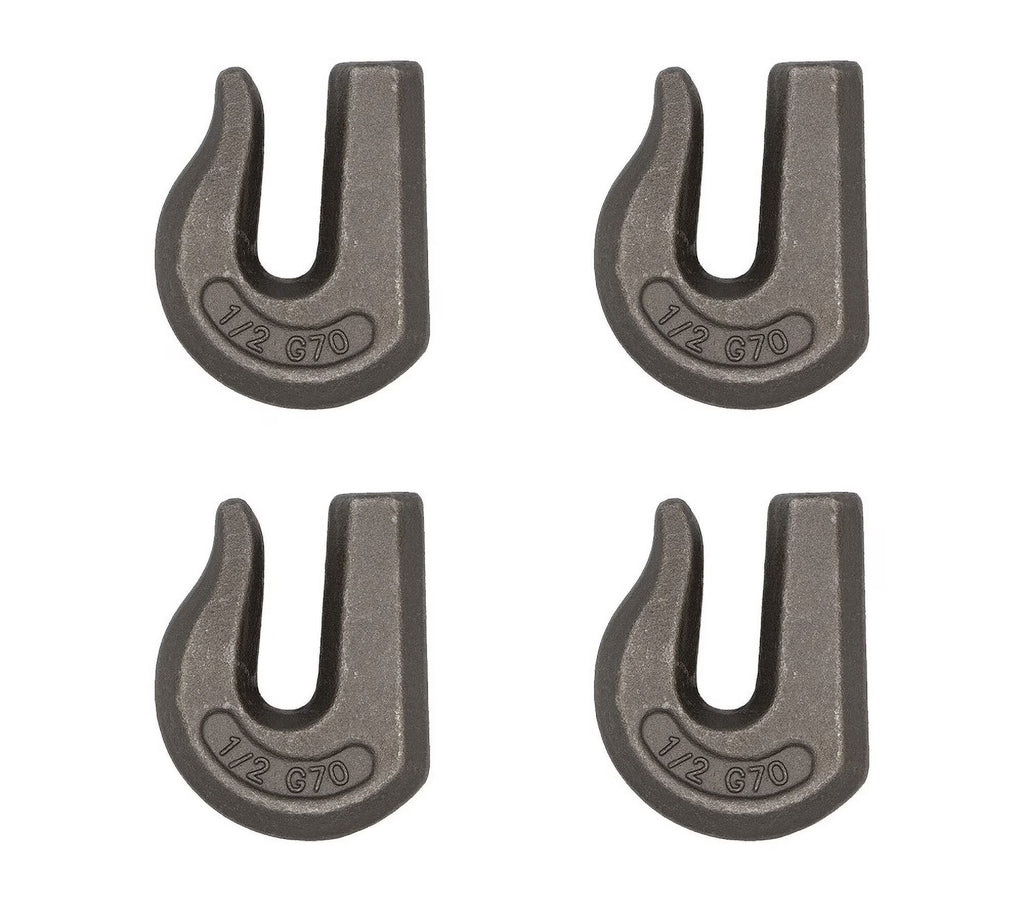 (4 Pack) 1/2" Weld On Chain Grab Hooks F2356