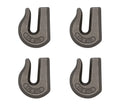 (4 Pack) 1/2" Weld On Chain Grab Hooks F2356