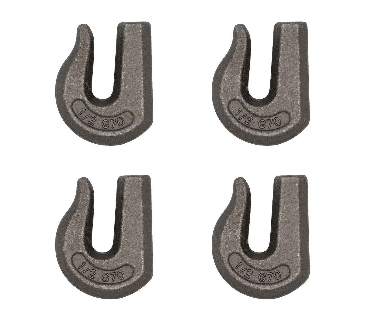 (4 Pack) 1/2" Weld On Chain Grab Hooks F2356