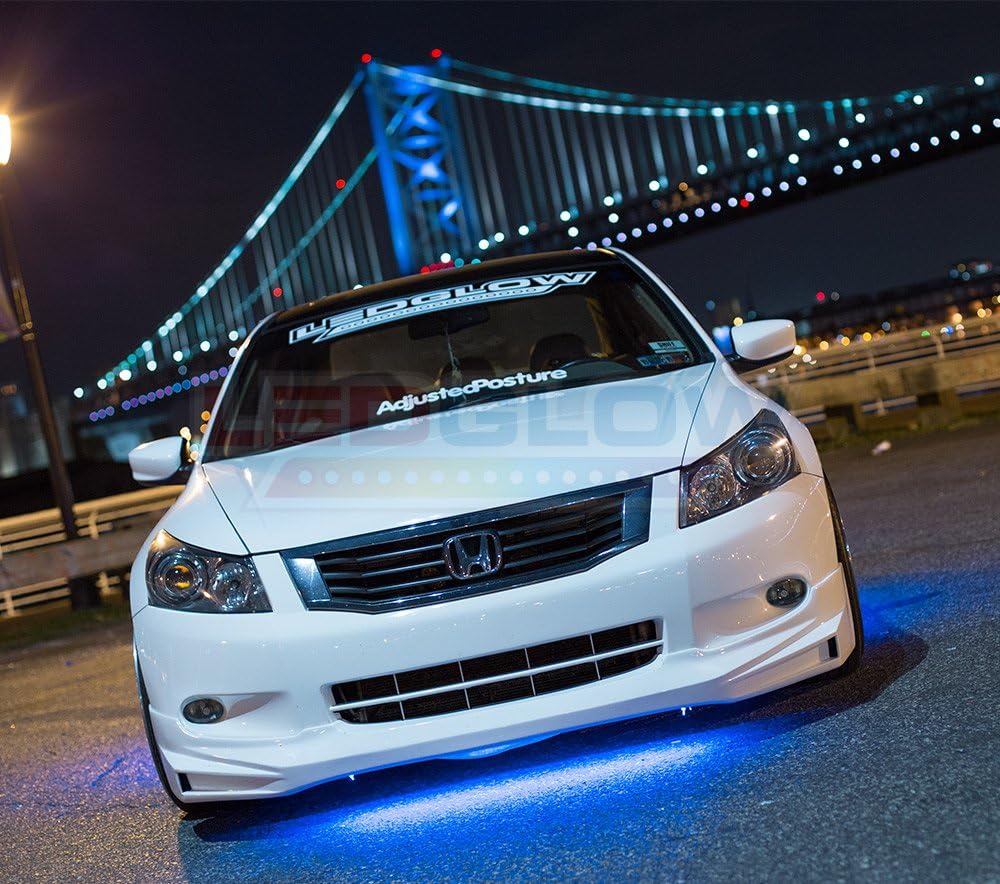 Blue Slimline LED Underbody Lighting Kit for Cars W542