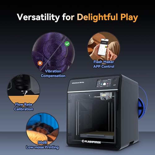 3D Printer with Auto Leveling, 600mm/s High-Speed, 280℃ Quick-Detach Nozzle, CoreXY Structure I101152