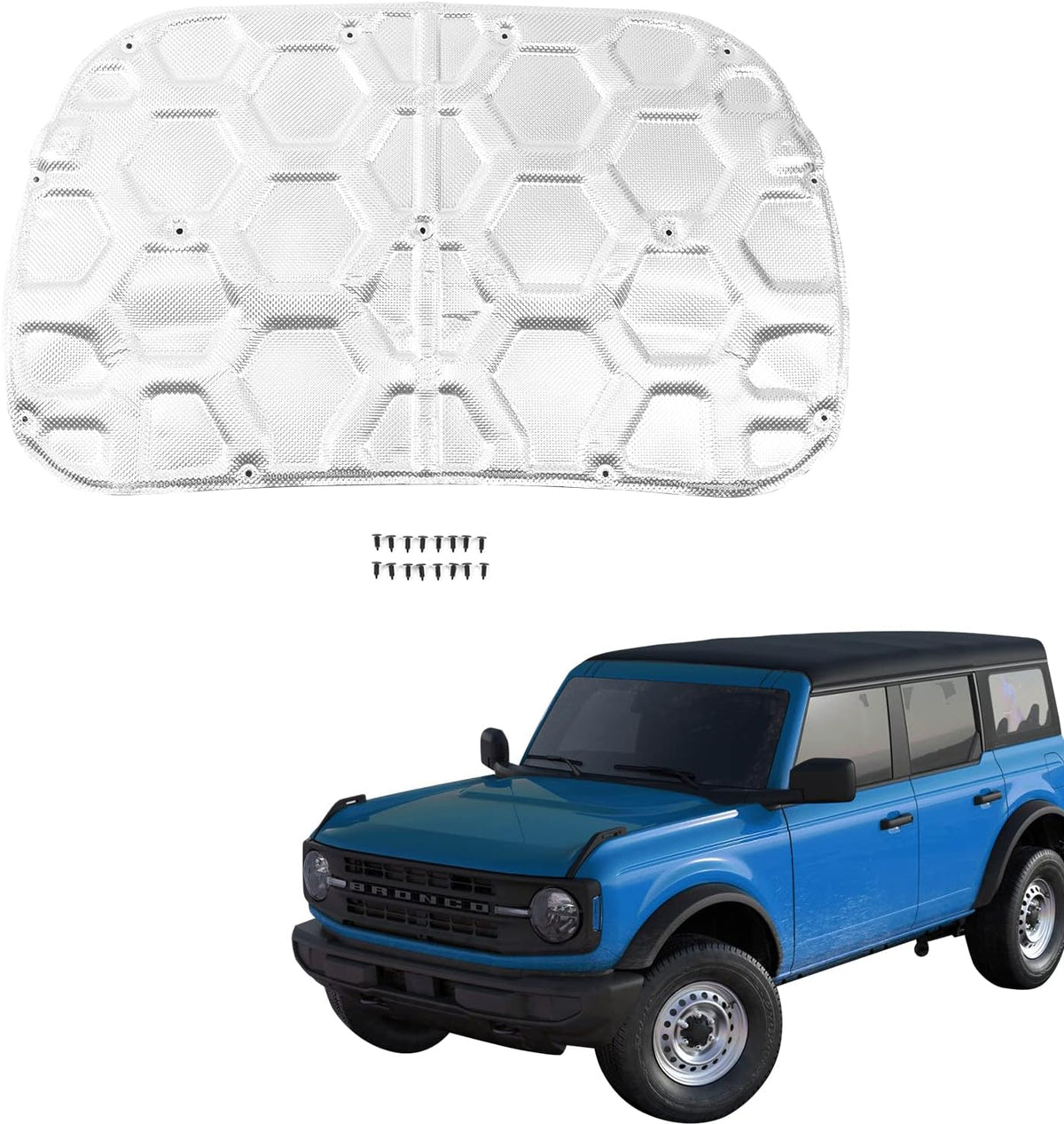 Cotton Car Front Hood Soundproof Mat C960