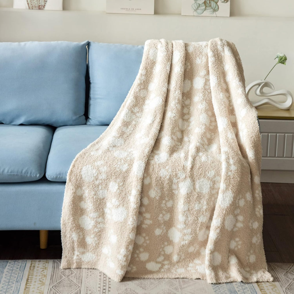 Chunky Knit Chenille Throw Blanket 50 x 60 R598