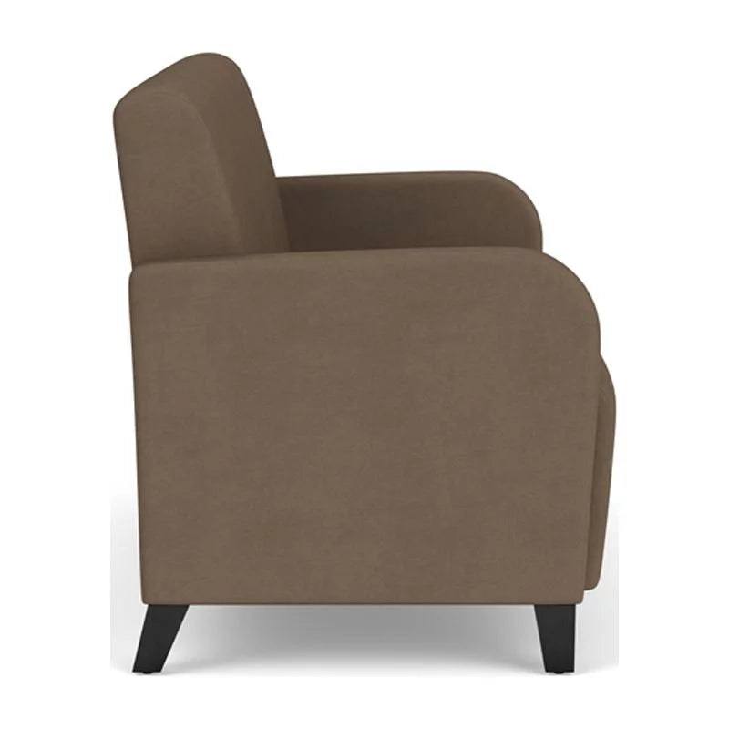 Brown Polyurethane Lounge Loveseat W997