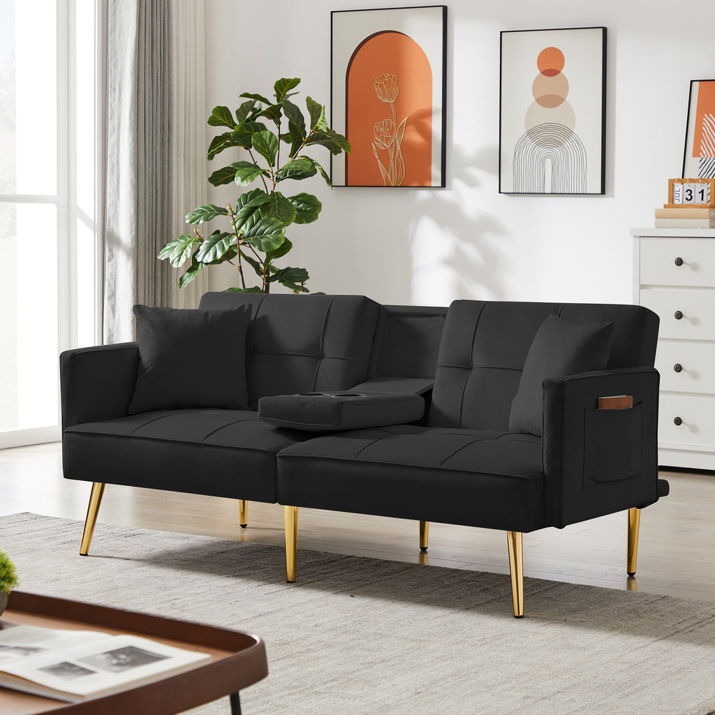 Velvet Sofa Bed O23056