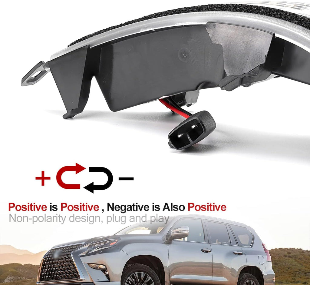 Clear Lens LED Turn Signal Mirror Lights P290