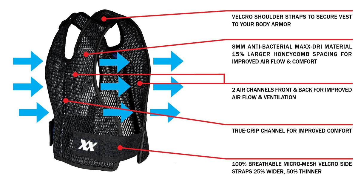 White / 3XL/4XL Tactical Body Armor Vest T37970