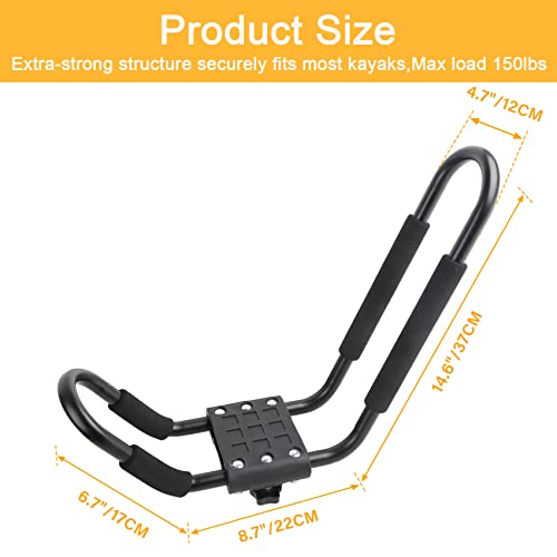 Kayak Roof Rack J-Bar Carrier Set of 4 K142