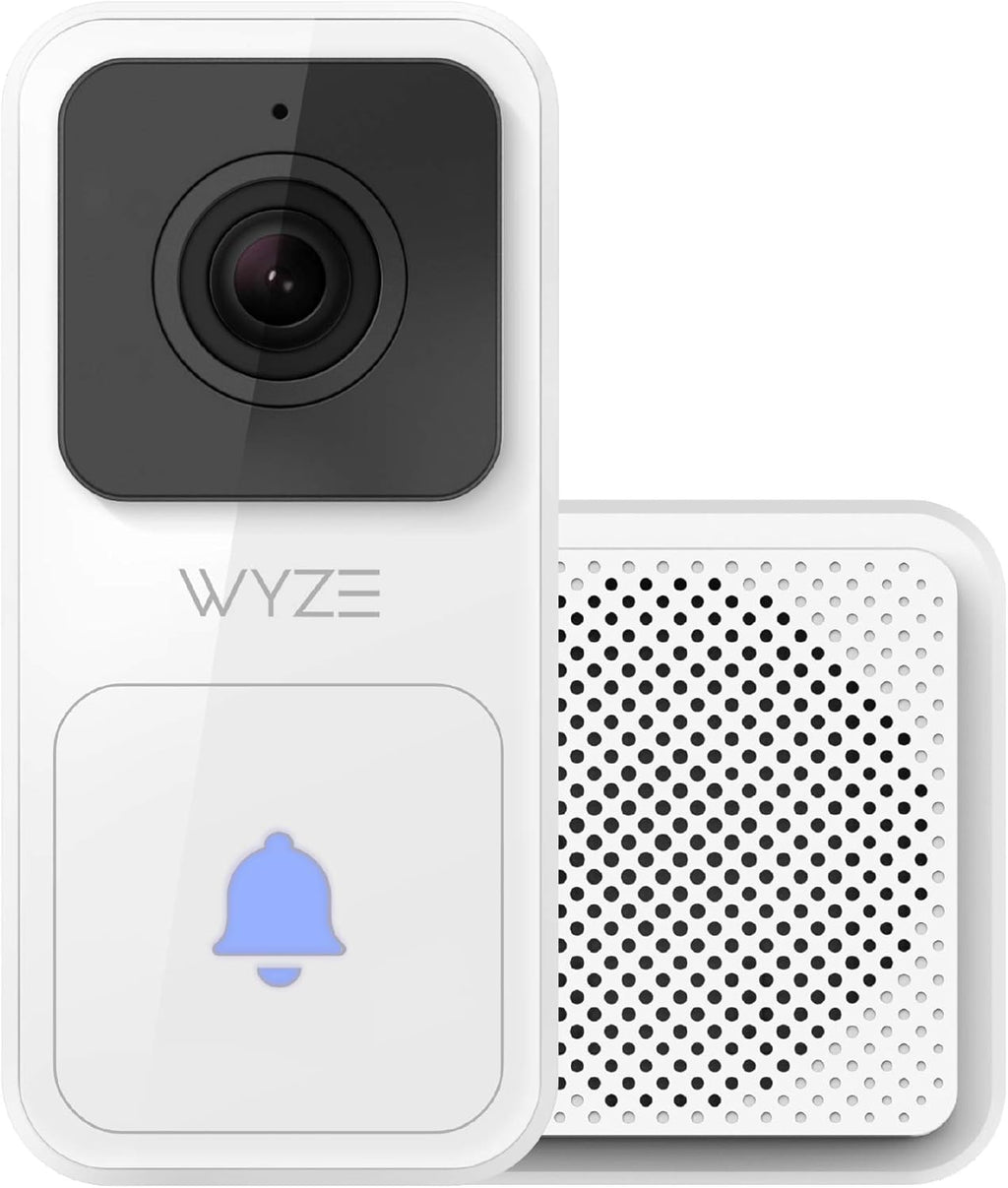 Wyze Video Doorbell with Chime, 1080p HD Video, 2-Way Audio, Night Vision, Hardwired Pack of 2 Q981