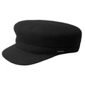 Black Wool Fiddler Cap P796482