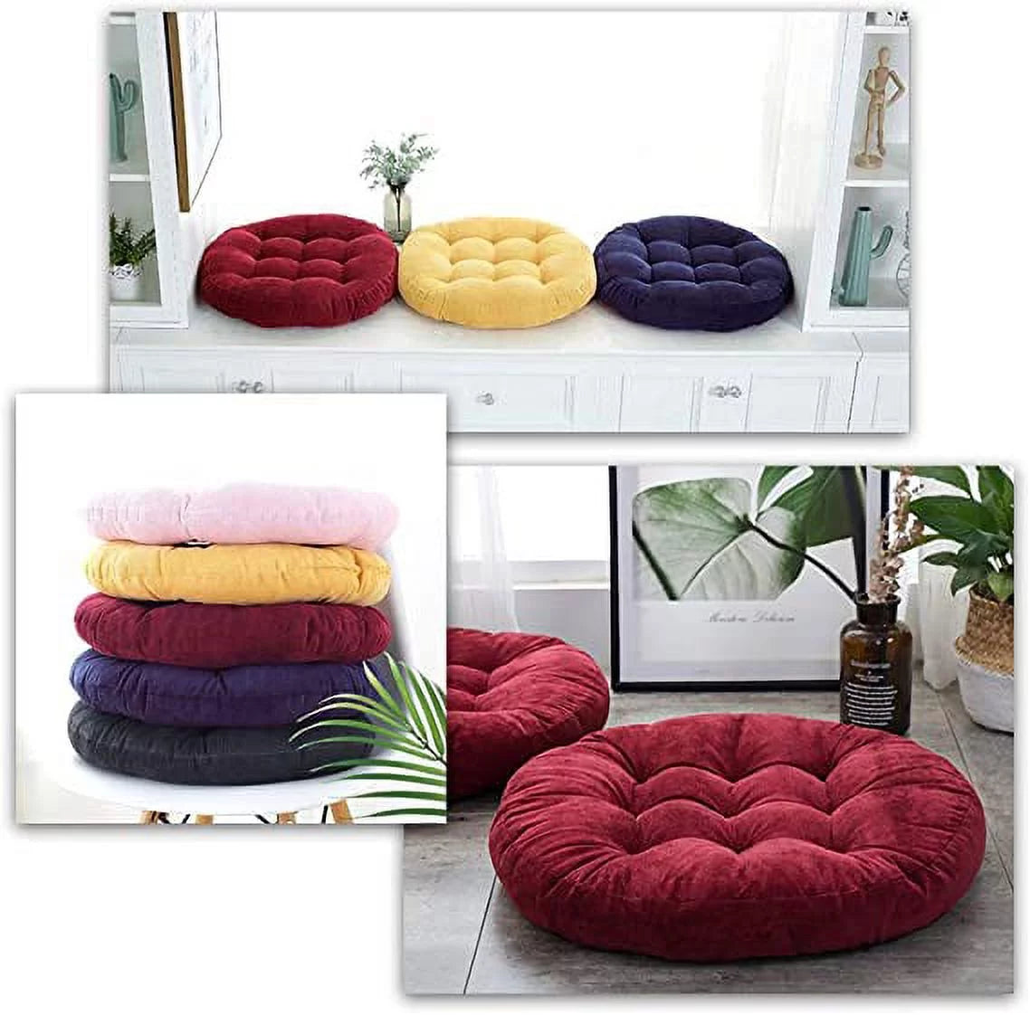 Round Chair Pad 22 x 22 x 4 Inches J1556