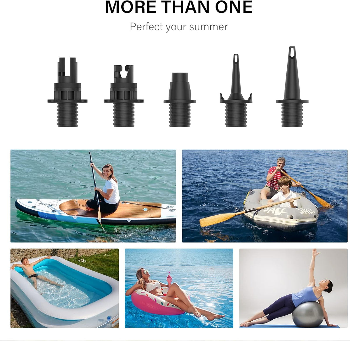 20PSI Electric Air Pump for Inflatable Stand Up Paddle Boards U8511