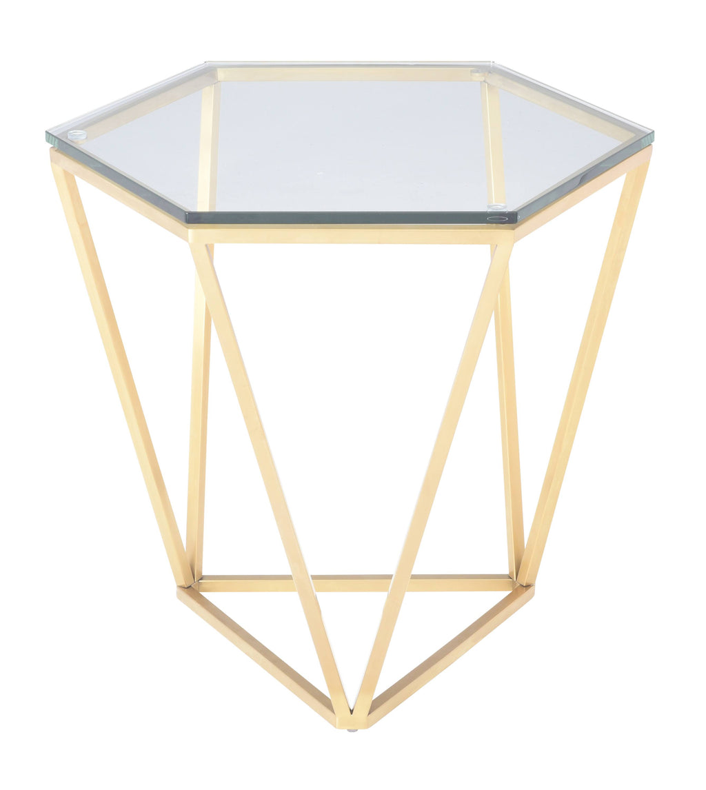 Gold Side Table Z2127