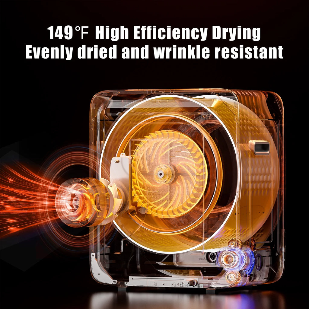 850W 1.6 Cu.ft. Portable Electric Laundry Dryer P44976
