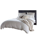 Queen Duvet Cover Set in Natural Grey G91305