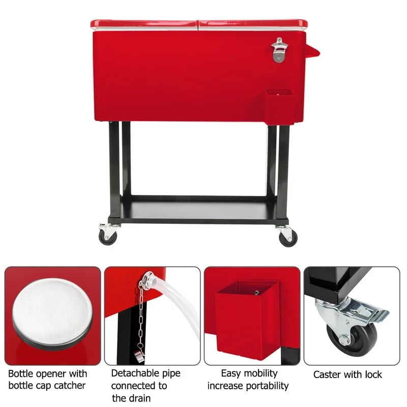 80Qt Red Freezer Incubator F983