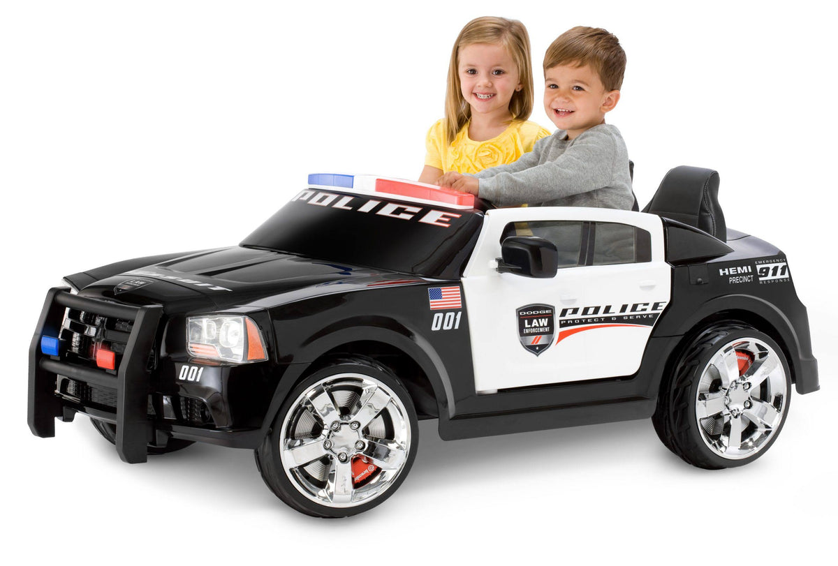 12-Volt Battery-Powered Ride-On Police Car G623596