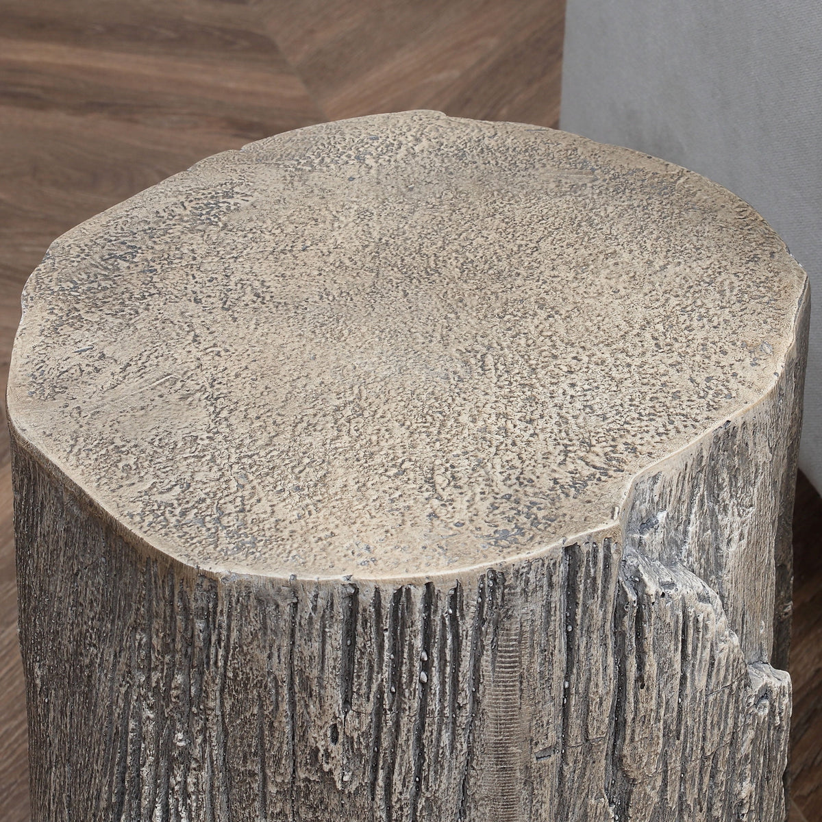 Gray Concrete Side Table, Set of 2 D548421