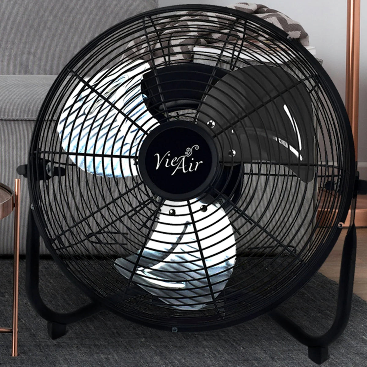 20 Industrial Tilting High Velocity 3 Speed Metal Floor Fan J3463