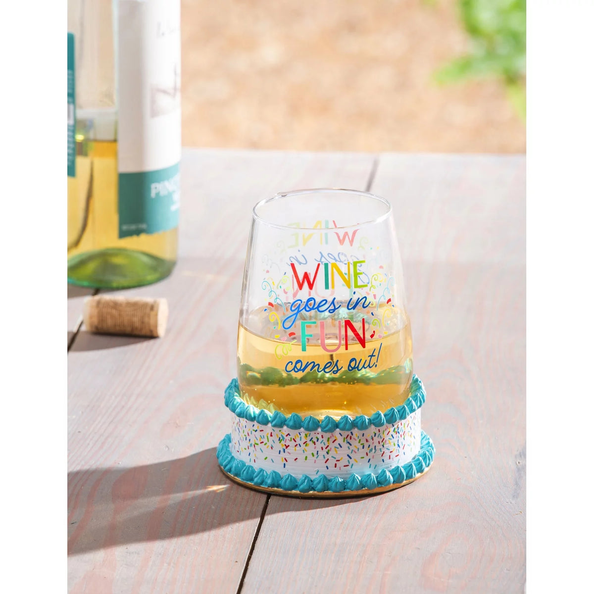 Wine Glass with Coaster Base N161559