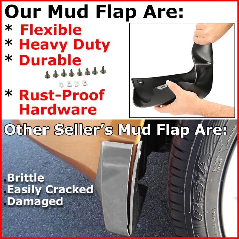 Mud Flaps Splash Guards for Volvo V60 P59087