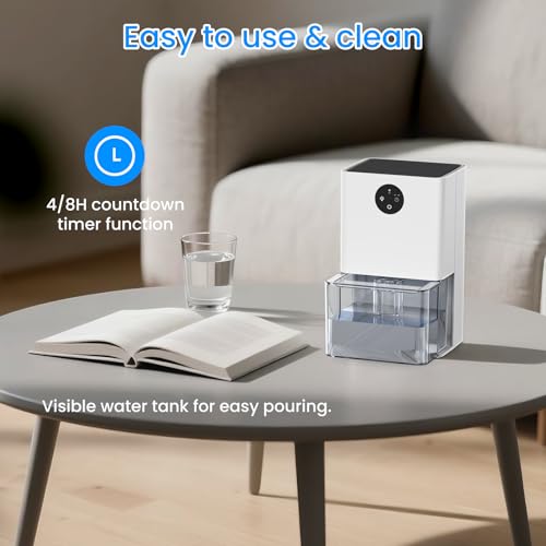 50 OZ Small Dehumidifier with Auto Shut Off I60428